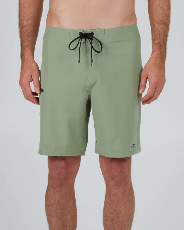 sustainable cotton chino shorts -Pinnacle+Long Range Boardshort - Dusty Sag