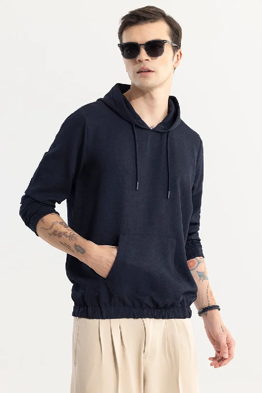 Fashion Hoodie -Stasia Navy Hoodie