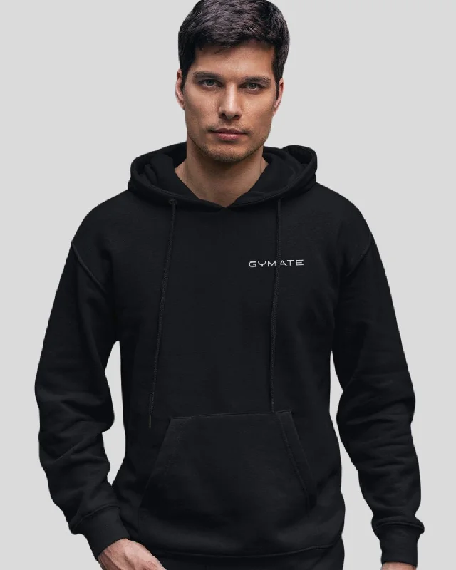 Ventilated Hoodie -Mens Hoodies Designer Gymate Original small logo [chest]