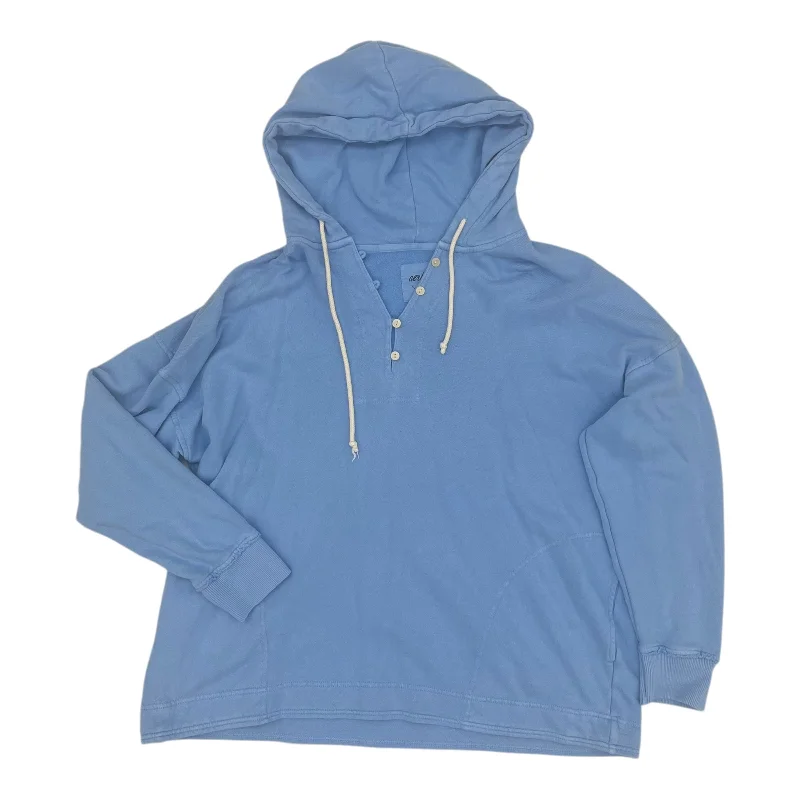 Party Sweatshirt -Sweatshirt Hoodie By Aerie In Blue, Size:M