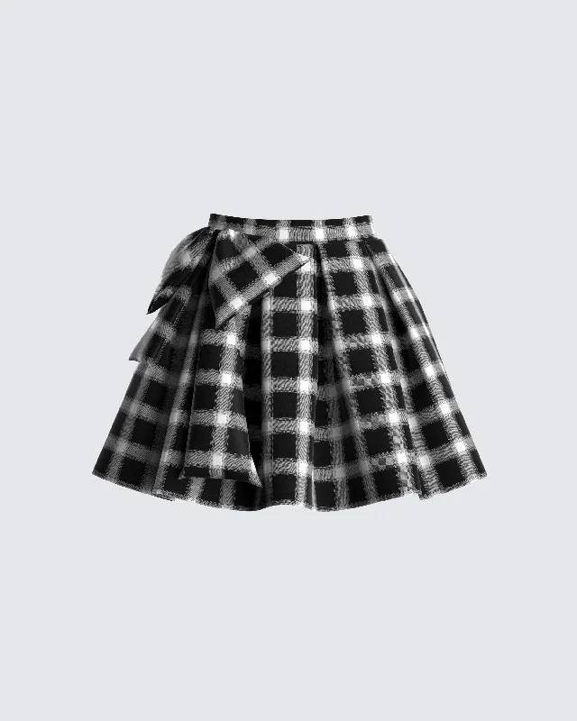 breathable cotton skirts -Gianna Pleated Mini Skirt