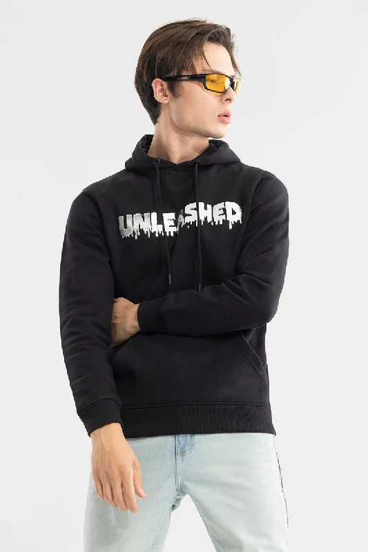 Ethnic Hoodie -Unleashed Black Hoodie