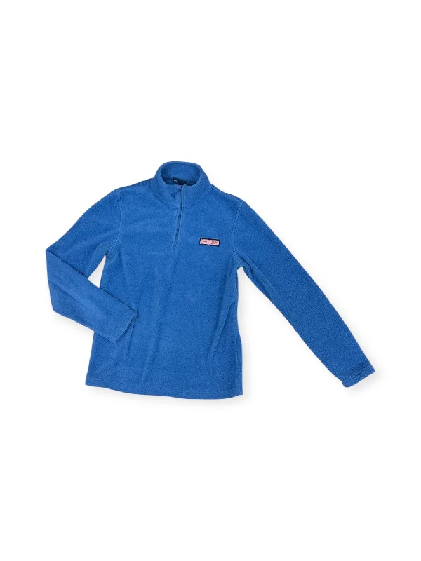 Festive Sweatshirt -Sweatshirt Collar By Vineyard Vines In Blue, Size: Xs