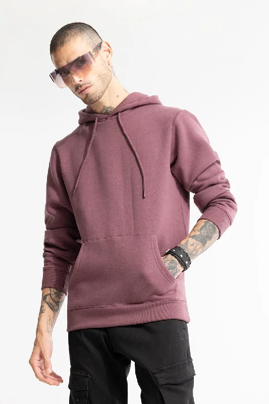 Insulated Hoodie -Glinter Mauve Hoodie