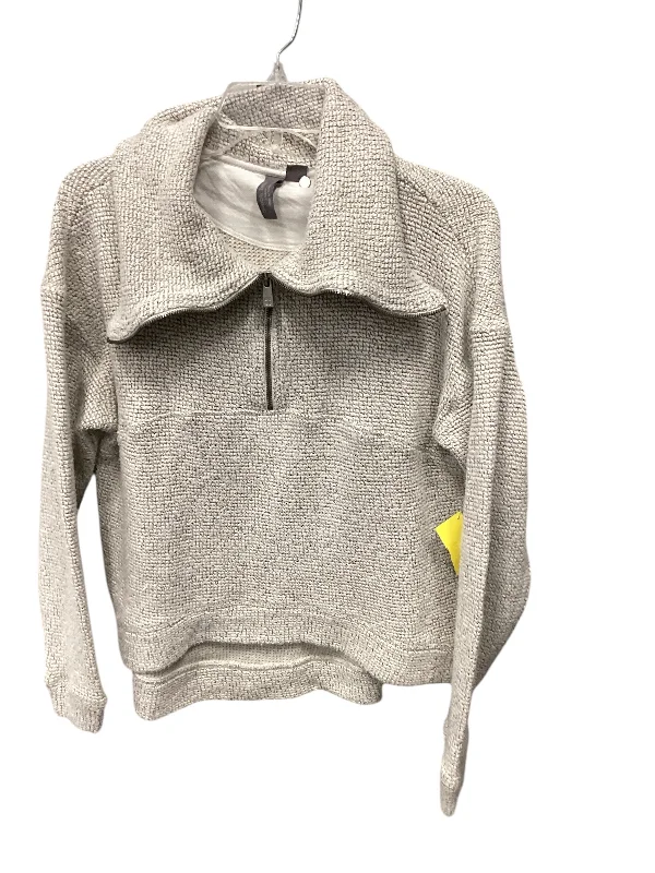 Heavy Duty Sweatshirt -Sweatshirt Collar By Sweaty Betty In Grey, Size: Xs