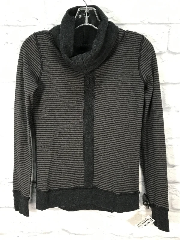 Planet Sweatshirt -Athletic Sweatshirt Crewneck By Lululemon In Black & Grey, Size: Xs