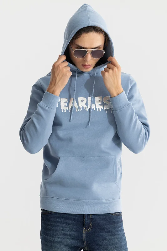 Indie Hoodie -Fearless Blue Hoodie