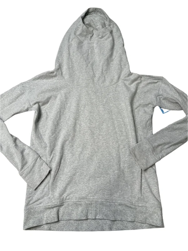 Full-Zip Sweatshirt -Athletic Sweatshirt Collar By Lululemon In Grey, Size: 8