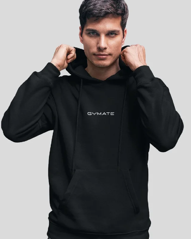 Open Hoodie -Mens Athleisure Hoodies | Gymate Original small logo [ctr]