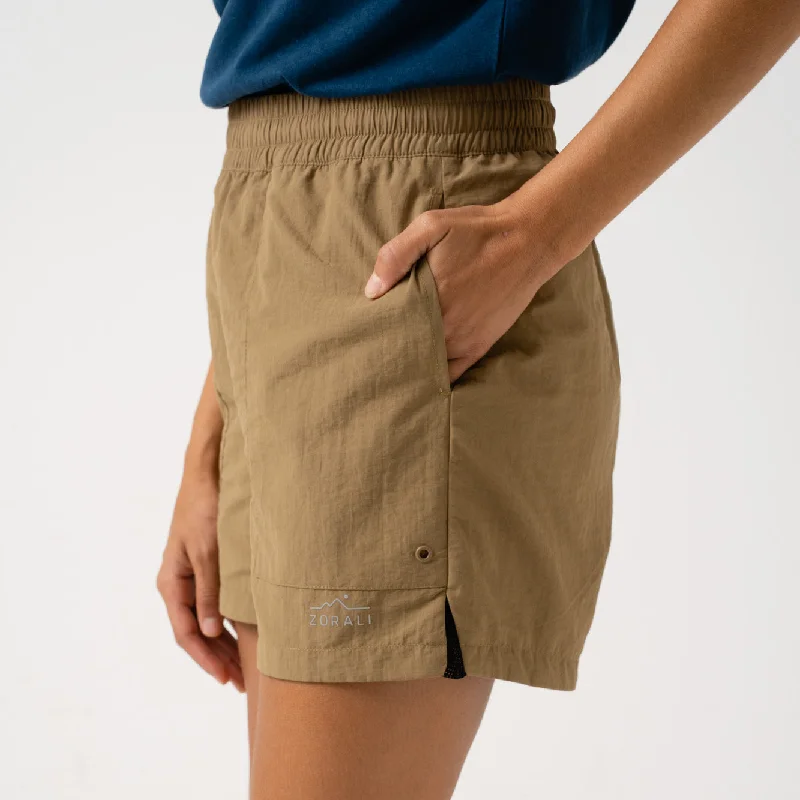 relaxed fit chino denim shorts -Womens Reversible Recycled Short