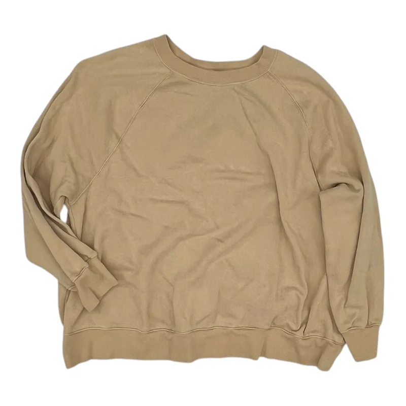 Polar Sweatshirt -Sweatshirt Crewneck By Old Navy In Tan, Size:L