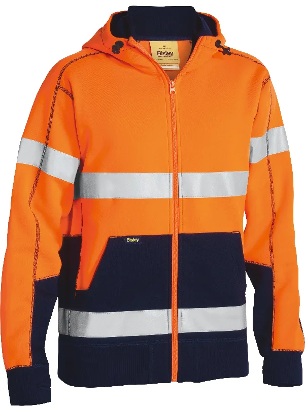 Snug Hoodie -BK6819T Bisley Taped Hi Vis Fleece Hoodie