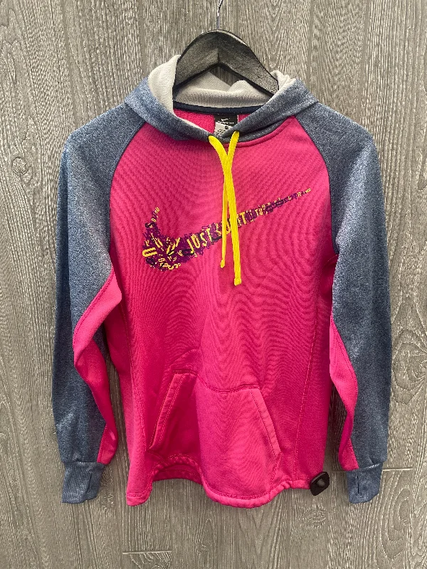 Wildlife Sweatshirt -Athletic Sweatshirt Hoodie By Nike Apparel In Pink, Size: Xs