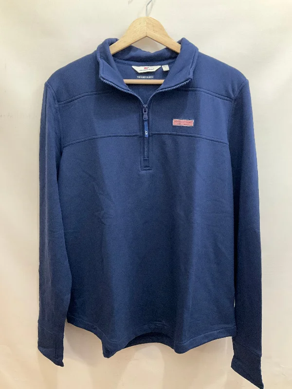 Subtle Sweatshirt -Sweatshirt Crewneck By Vineyard Vines In Blue, Size: L