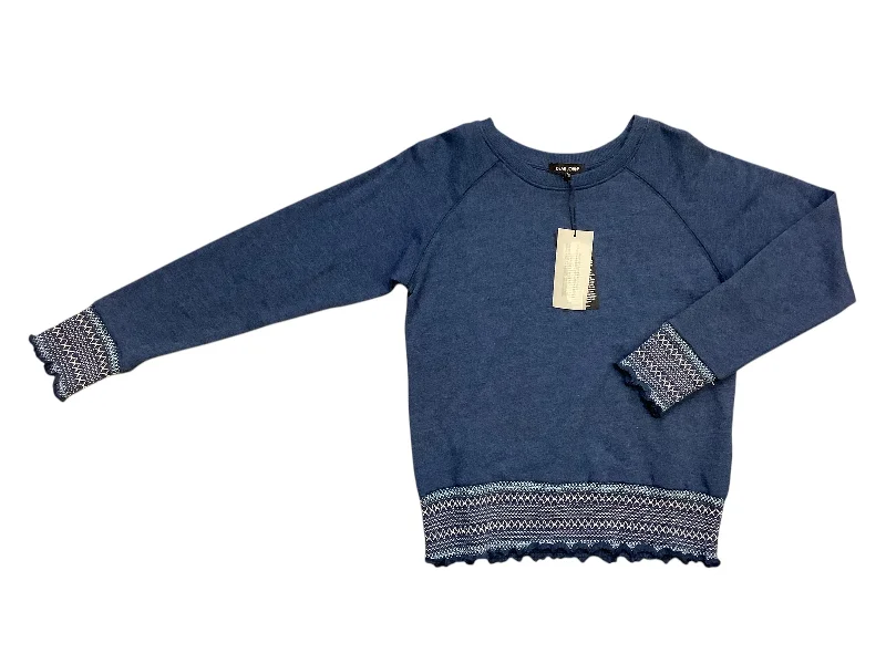 Plain Color Sweatshirt -Sweatshirt Crewneck By Dear John In Blue, Size: Xs