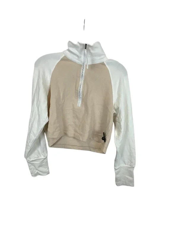 Innerwear Sweatshirt -Sweatshirt Collar By Pilcro In Cream, Size: S