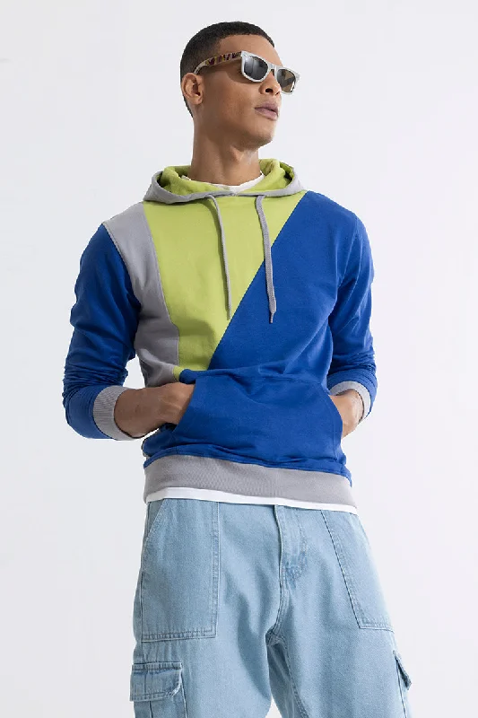 Merino Hoodie -Fusionic Blue Hoodie