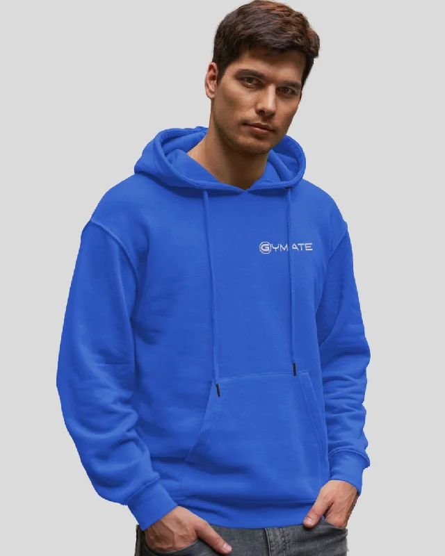 Tropical Hoodie -Blue Hoodie Mens – Gymate Designer Logo [chest]