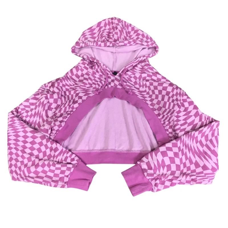 Trendy Kids Sweatshirt -Sweatshirt Hoodie By Divided In Pink, Size: M