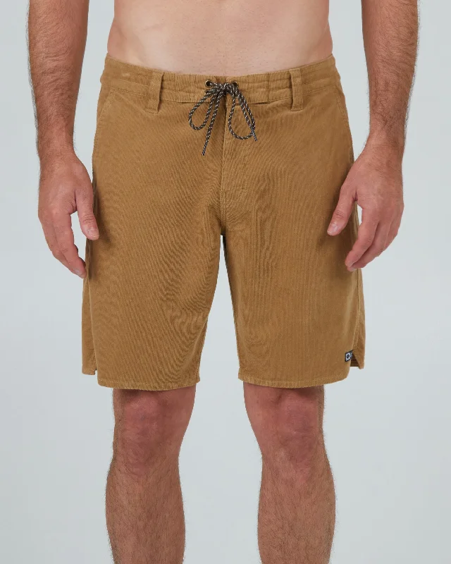 high rise running denim shorts -Boneyard Corduroy Shorts - Workwear