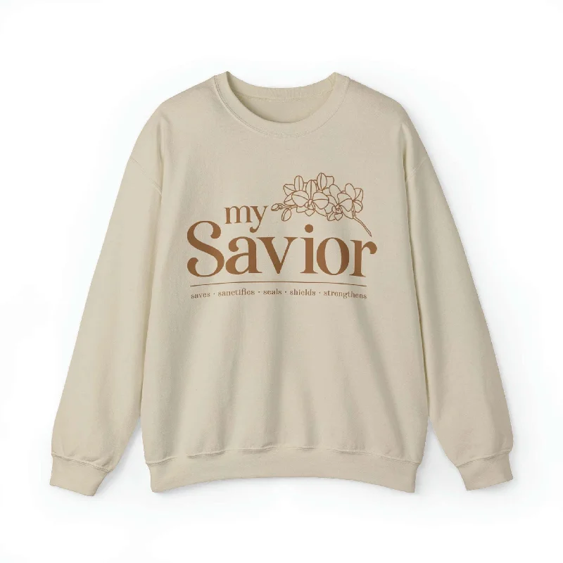 Short Sleeve Hoodie -My Savior Christian Women Sweatshirt