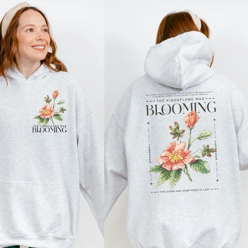 Airy Hoodie -Kingsflame was Blooming Hoodie