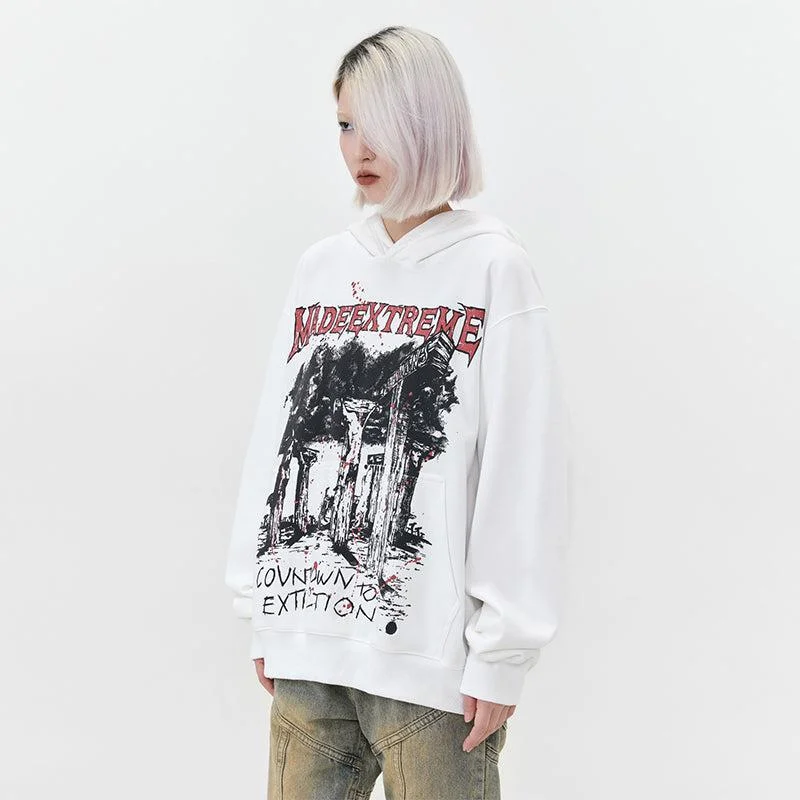 Indie Hoodie -Countdown To Extinction Graphic Hoodie