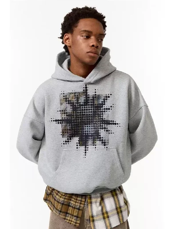 Cosmic Hoodie -Half Tone Print Hoodie