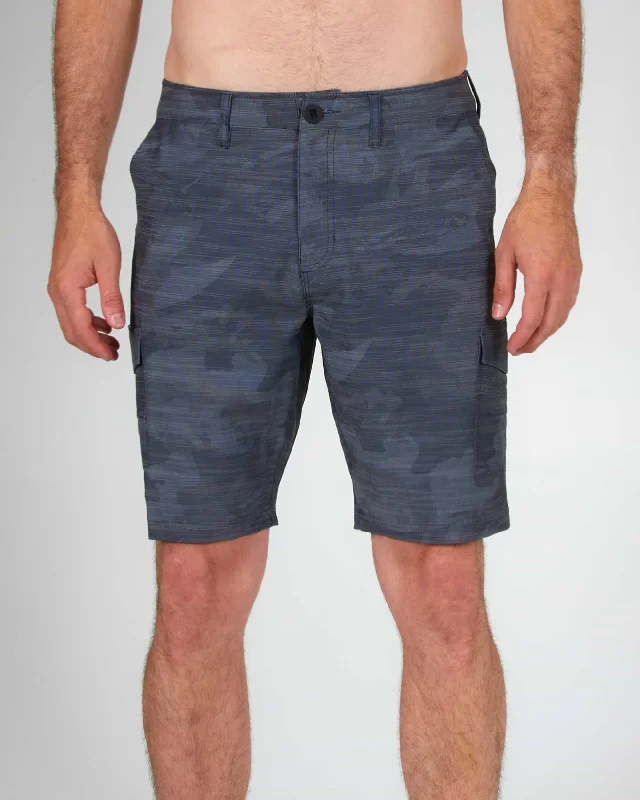 stylish denim running shorts -Drifter 2 Cargo Hybrid - Black Camo