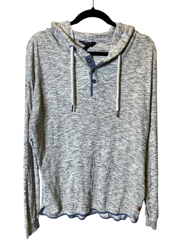 Snug Sweatshirt -Sweatshirt Hoodie By Cmc In Grey, Size: L