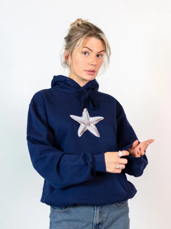 Winter Hoodie -STARFISH HOODIE - NAVY