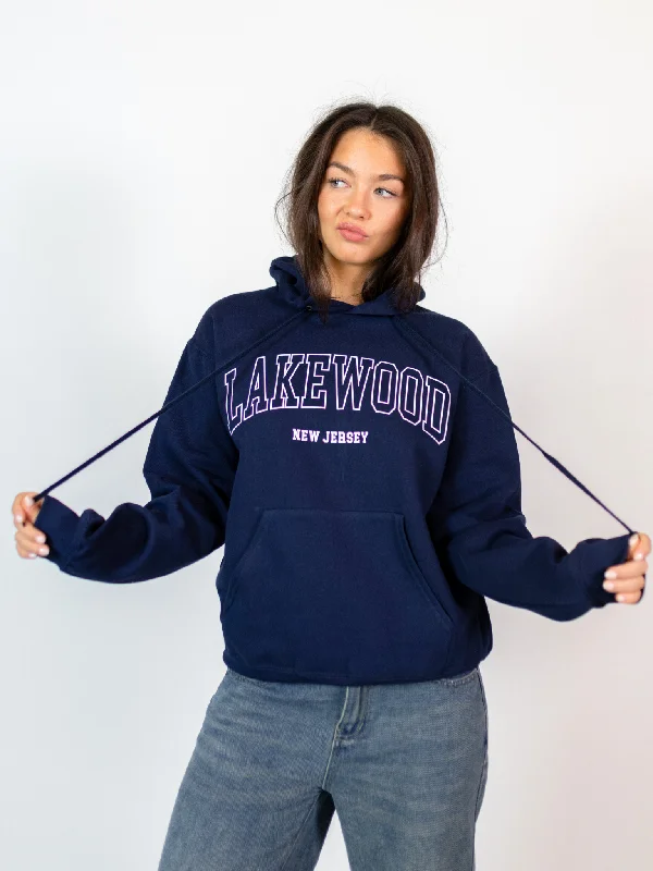 Creative Hoodie -LAKEWOOD HOODIE - NAVY