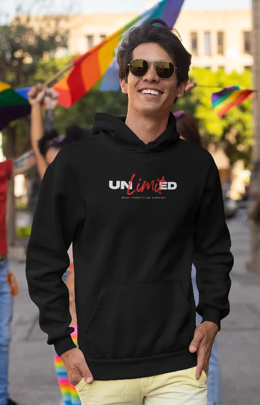 Heat Hoodie -Mens Athleisure - Unlimited Design Positivity Hoodie