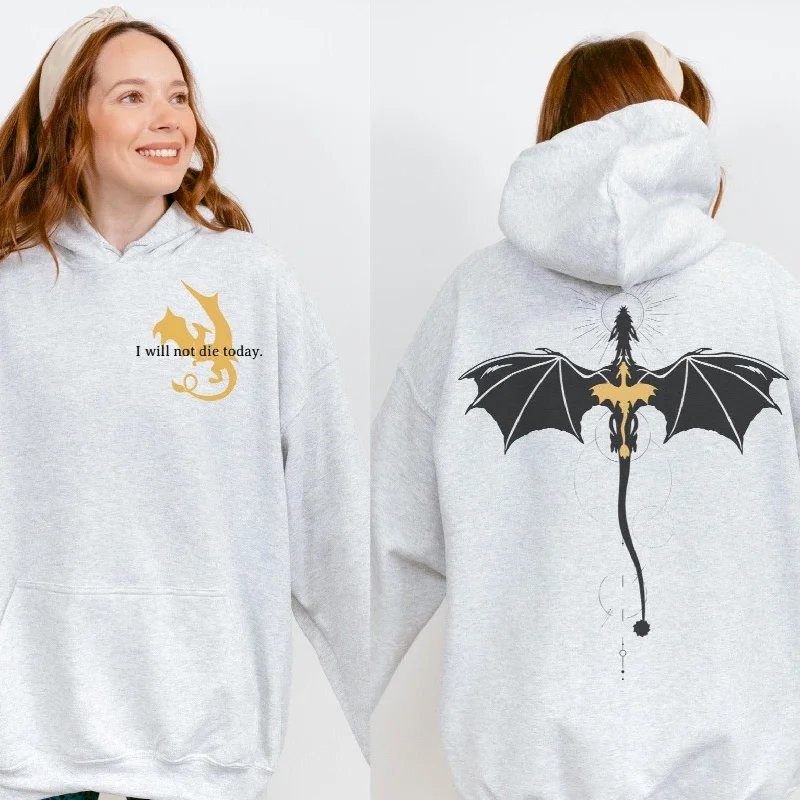 Travel-Friendly Hoodie -Violet Sorrengail Dragon Relic Hoodie