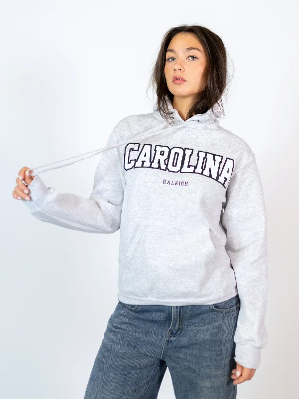 Lounge Hoodie -CAROLINA HOODIE - GRÅ