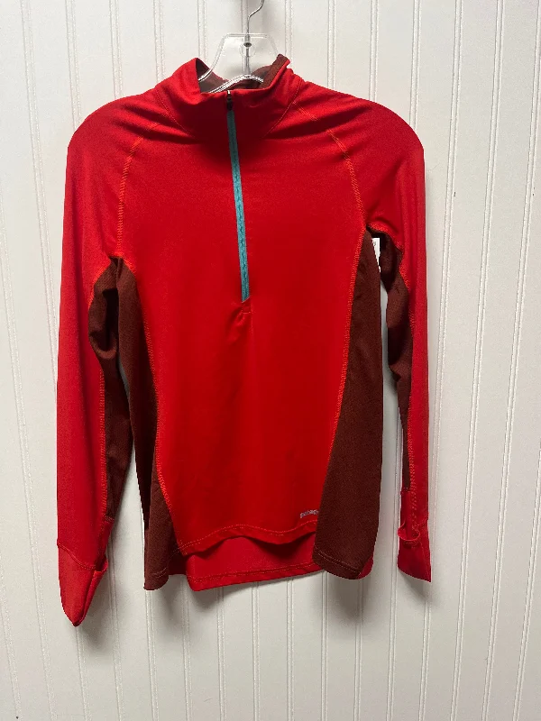 Space Sweatshirt -Athletic Sweatshirt Collar By Patagonia In Red, Size: Xs