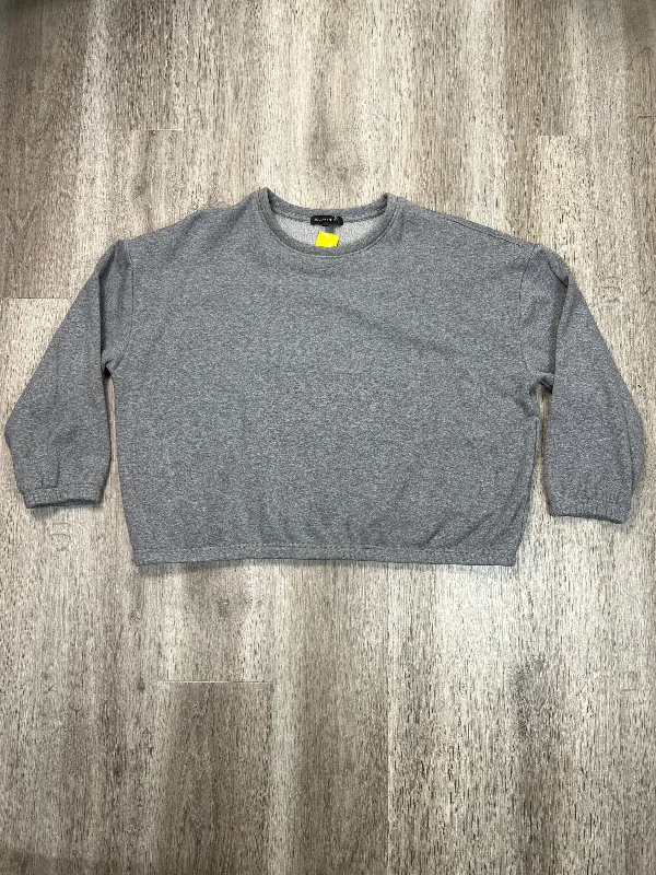 Chunky Sweatshirt -Sweatshirt Crewneck By Banana Republic In Grey, Size: Xxl