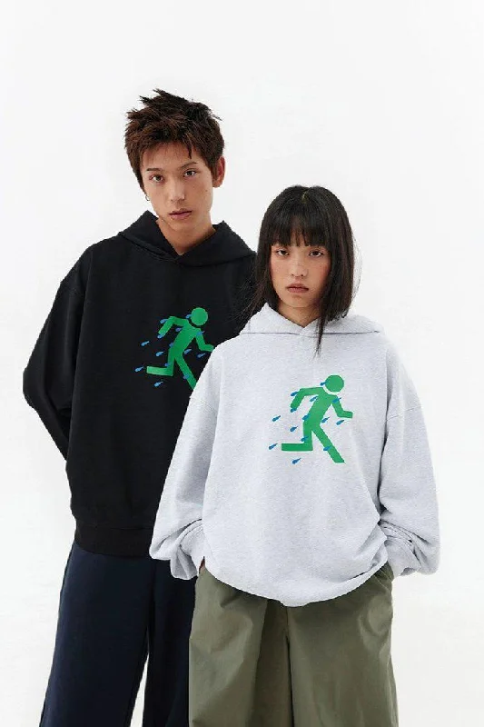 Harmony Hoodie -Running in the Rain Graphic Hoodie