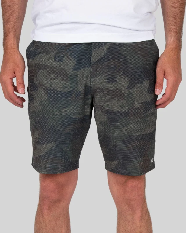 relaxed linen athletic shorts -Drifter 2 Hybrid Walkshort - Camo