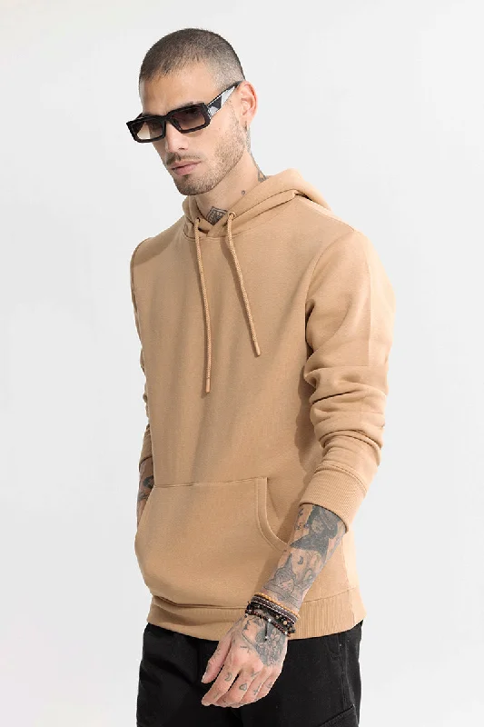 Fishing Hoodie -Glinter Beige Hoodie