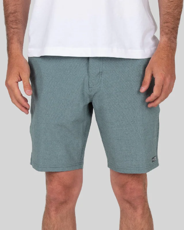 stretchy lounge athletic shorts -Drifter 2 Hybrid Walkshort - Pine