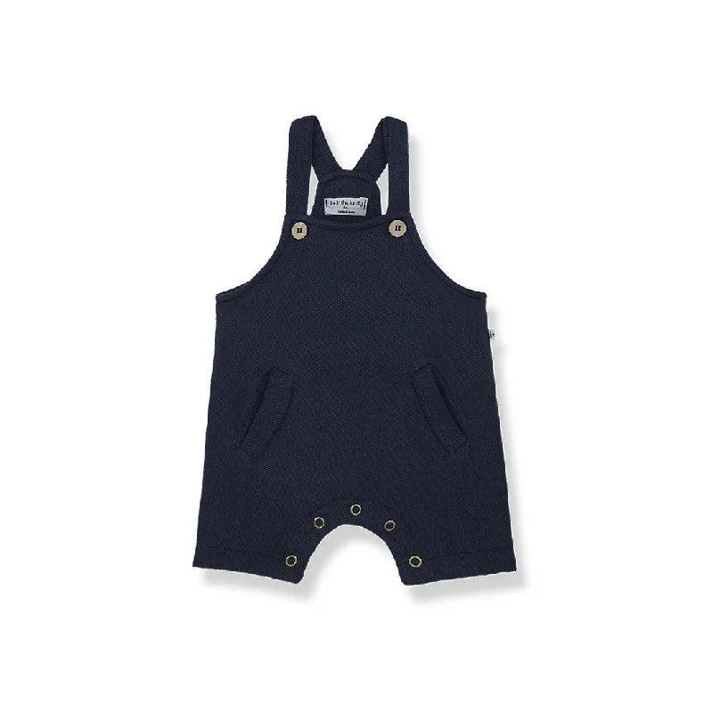 premium twill chino shorts -1+ in the family Luke Fleece Short Overall - Blue-Notte