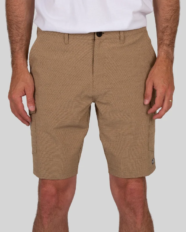 tailored high rise chino shorts -Drifter 2 Cargo Hybrid - Tobacco