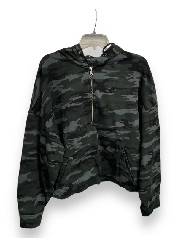 Collectible Sweatshirt -Sweatshirt Hoodie By Sanctuary In Camouflage Print, Size: L