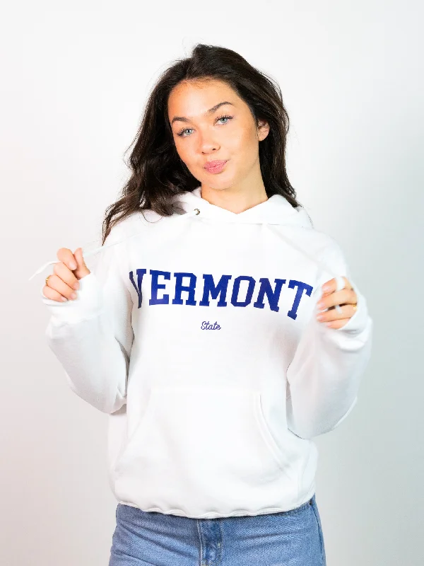 Travel Hoodie -VERMONT STATE HOODIE - HVID