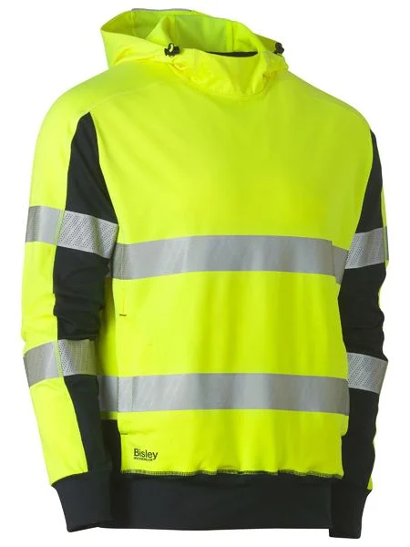 Patriotic Hoodie -BK6815T Bisley Taped Hi Vis Stretchy Fleece Hoodie