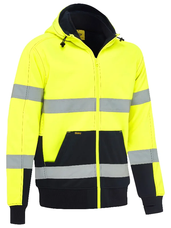 Smart Hoodie -BK6988T Bisley Taped Hi Vis Fleece Hoodie With Sherpa Lining