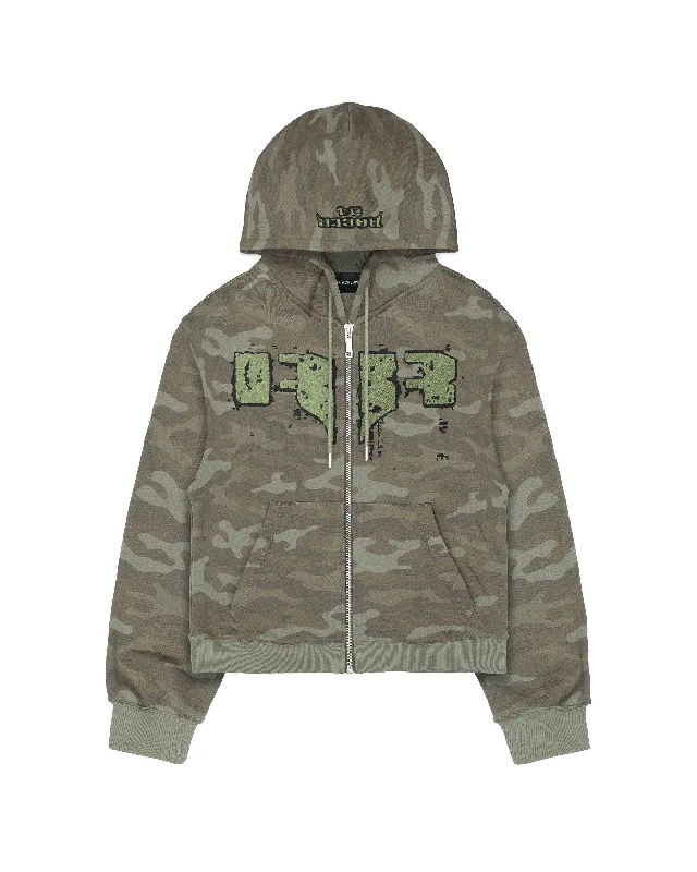 Frost Sweatshirt -Forest Camo Hoodie