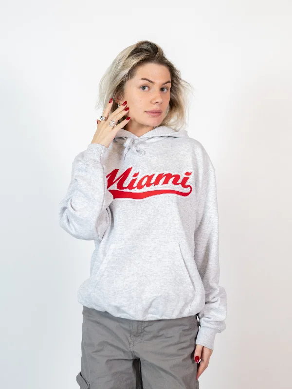 Collectible Hoodie -MIAMI SPORT HOODIE - GRÅ