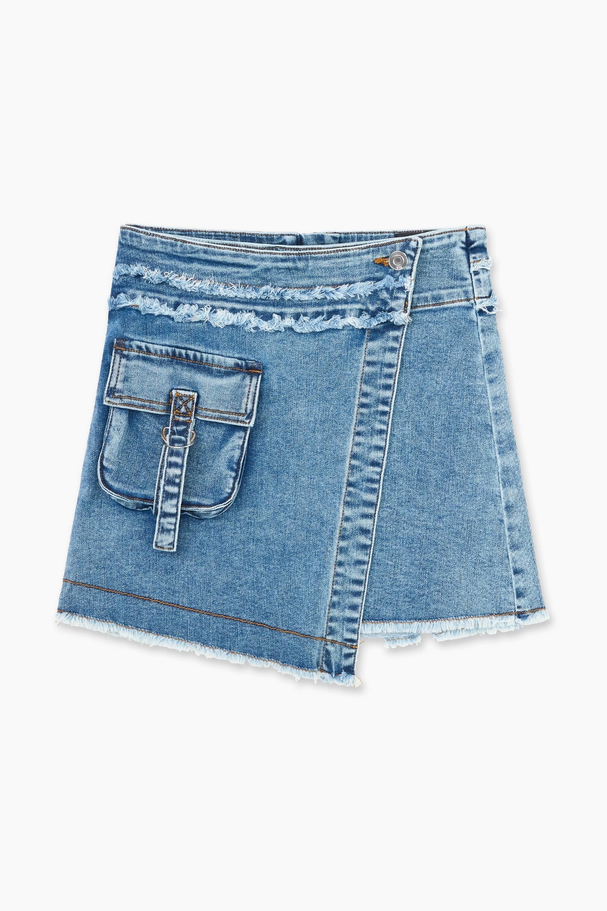 casual weekend denim skirts -DALILAH DENIM SKIRT | DENIM LIGHT WASH